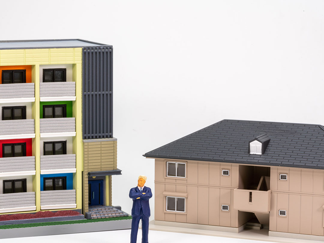 建て替えができず、将来的なリスクが大きい