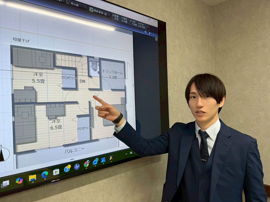 経験と知識、そして将来の活用まで見据えたアドバイザーが、家づくりをサポートします